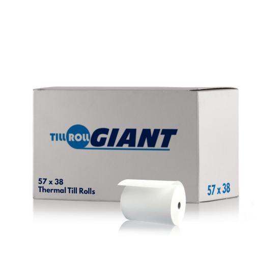 57x38 Thermal Till Rolls (Buy 5 Boxes Get 1 Free) 57x38 Thermal Till Rolls (Buy 5 Boxes Get 1 Free)