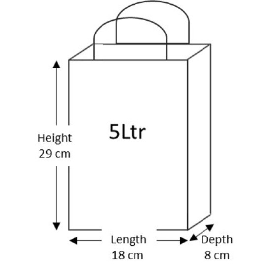 50 Brown Paper Carrier Bags with Flat Handles Kraft Takeaway Bags H29 x L18 x D8 50 Brown Paper Carrier Bags with Flat Handles Kraft Takeaway Bags H29 x L18 x D8