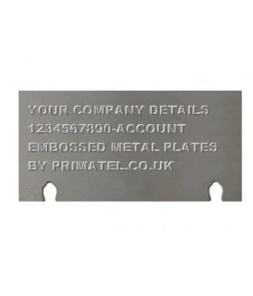 Metal embossed plate imprinter Model 4850